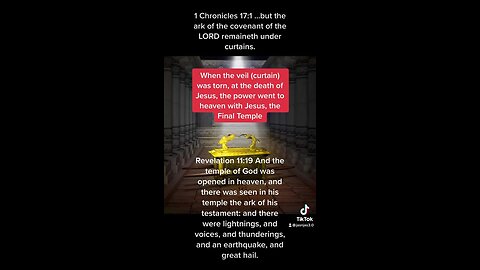 The Power of God In The Ark of The Covenant went to heaven with Jesus, After The Veil Was Torn In Two