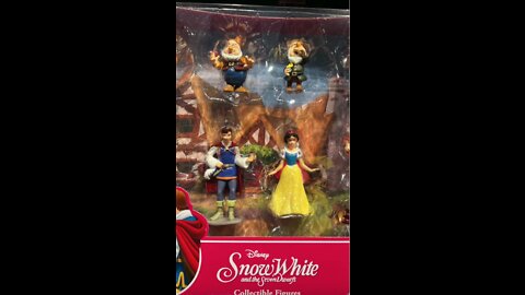 Disney Parks Snow White and the Seven Dwarfs Collectible Figurines #shorts