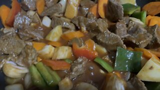 Beef afritada