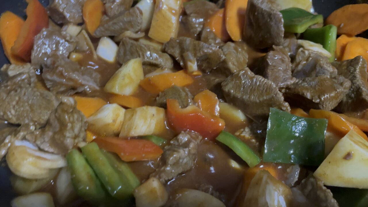 Beef afritada