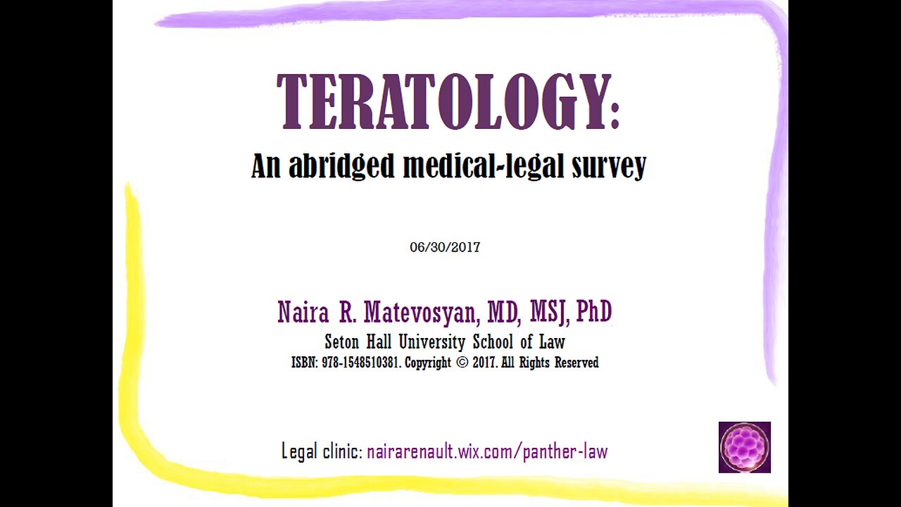 TERATOLOGY