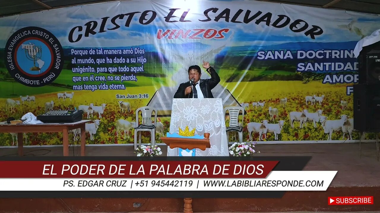 EL PODER DE LA PALABRA DE DIOS: VINZOS - Parte 2 - EVANGELISTA EDGAR CRUZ