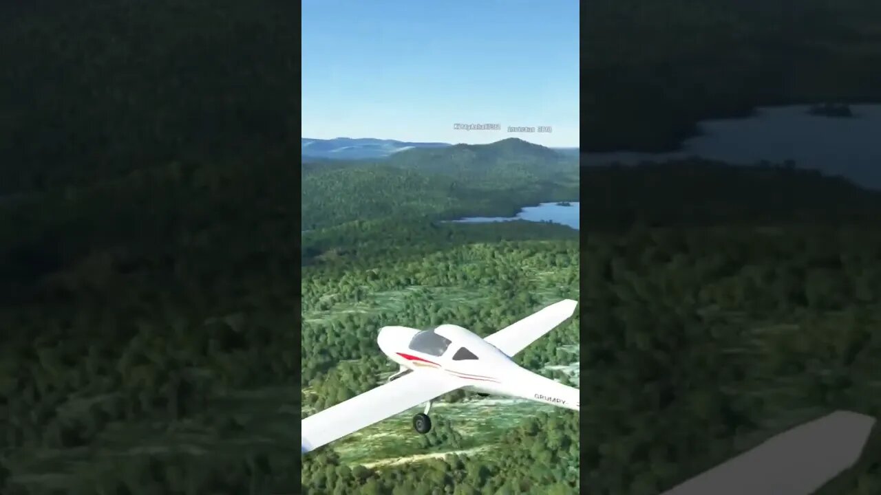 DA-20 In The Adirondacks. #msfs2020 #da20 #newcomb #YlFly