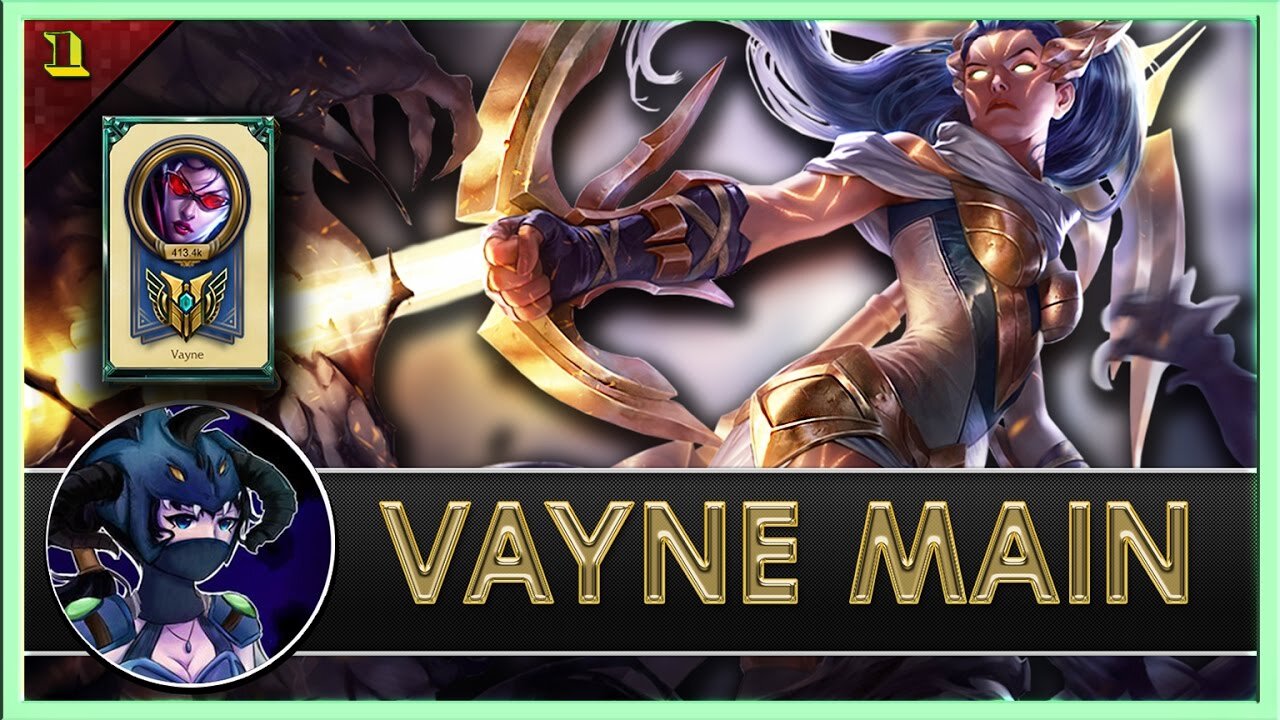League of Legends - Vayne 1V3 Outplay