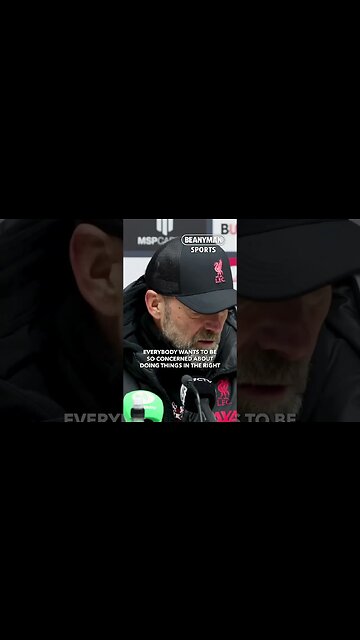 'It's a really difficult world to live in!' | Jurgen Klopp on Gary Lineker BBC situation