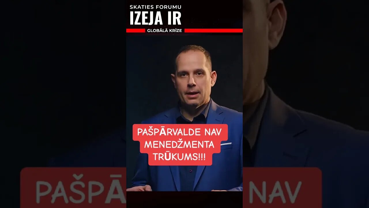 Sabiedrība var pati pieņemt visus lēmumus, tam nepieciešams tikai radīt apstākļus.