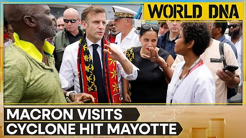 French President Emmanuel Macron Visits Cyclone-Ravaged Mayotte | WION World DNA