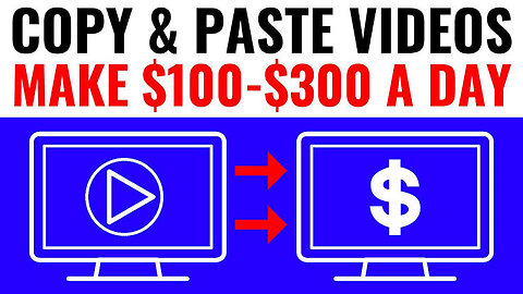 Make money with just copy past