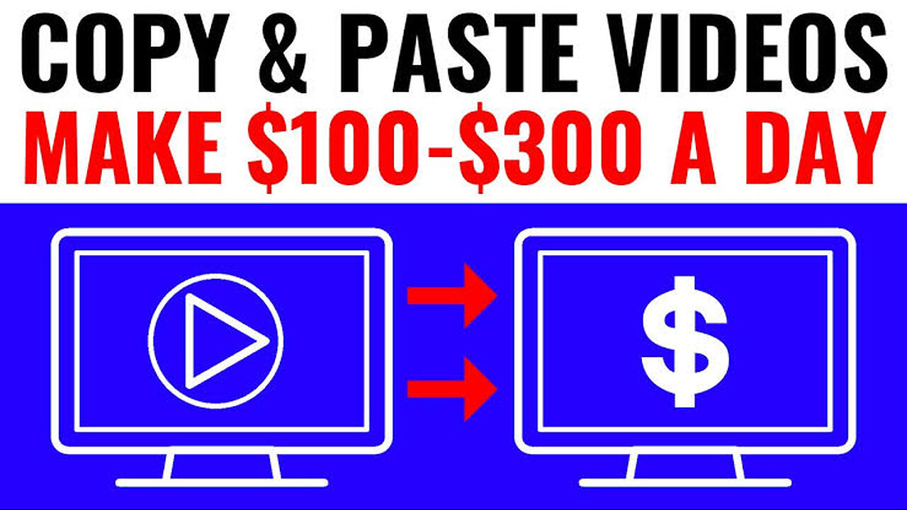 Make money with just copy past