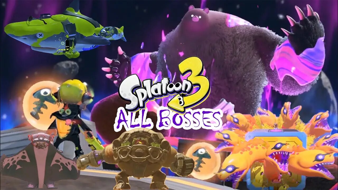 Splatoon 3 All Bosses With Scotty Don't