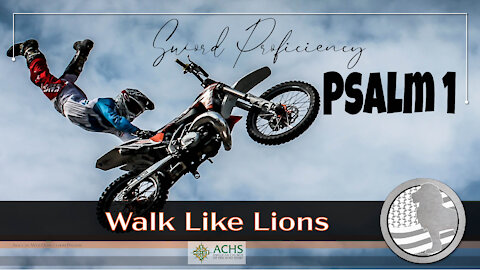 "Sword Proficiency: Psalm 1" Walk Like Lions Christian Daily Devotion with Chappy Mar 23, 2021