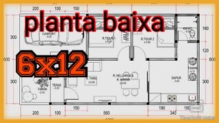 planta baixa 6x12