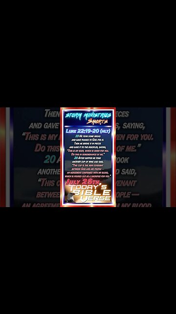 JUL 25, 2023 | The POWER of COMMUNION on National Wine and Cheese Day! - Luke 22:19-20 (NLT)