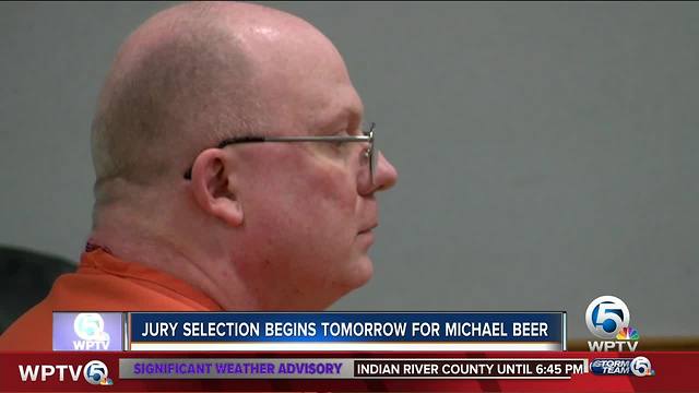 Jury selection begins Monday for Michael Beer