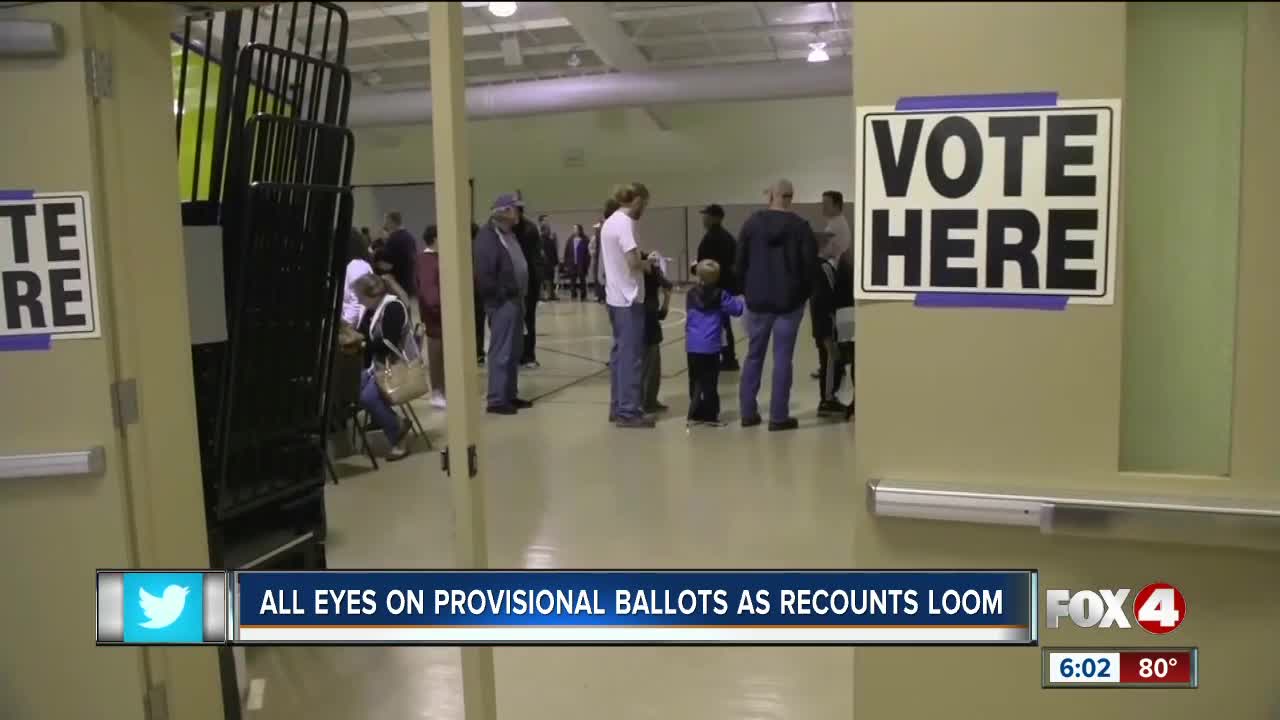 Countdown to possible recount in Florida races