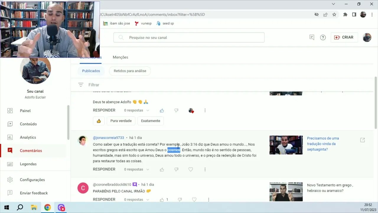 Como usar corretamente um dicionário grego João 3:16