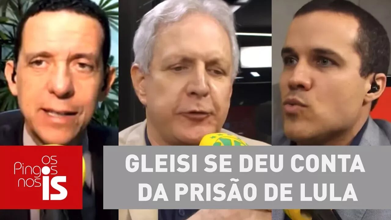 Debate: Gleisi se deu conta da prisão de Lula