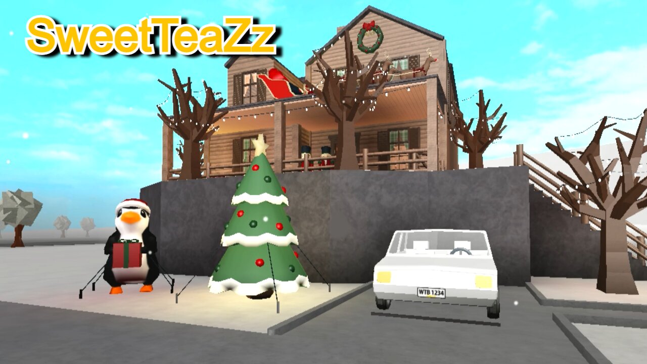 Roblox Bloxburg: Christmas cabin!!!