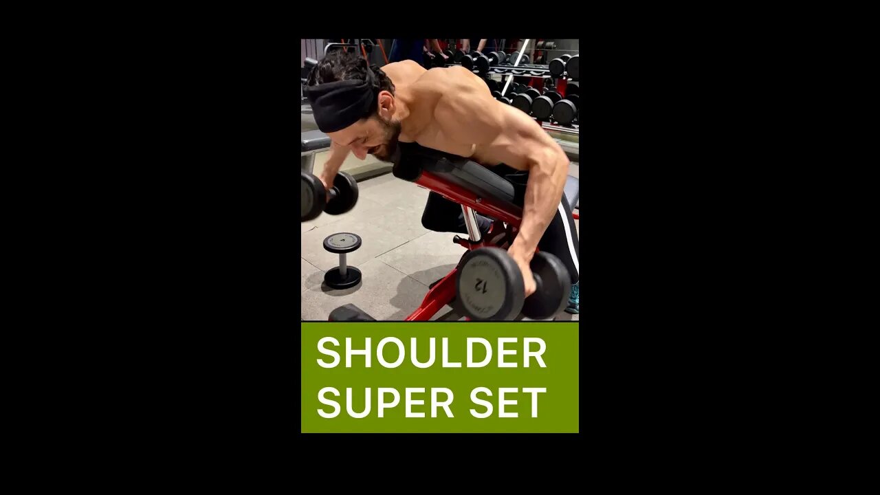 SHOULDER SUPER SET | Shoulder Workout #shorts
