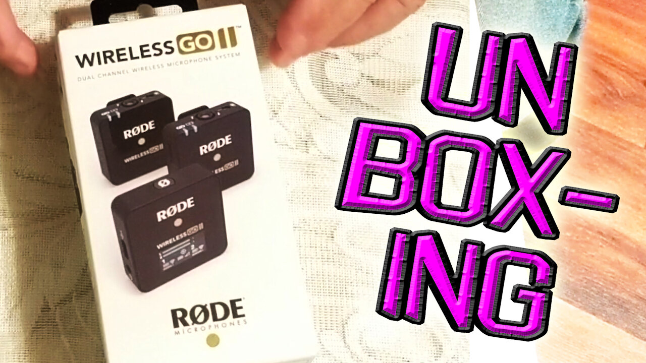 Rode Wireless Go 2 Unboxing (compact lavaliere microphone system)