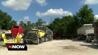 Horse hits semi truck, nearly kills driver