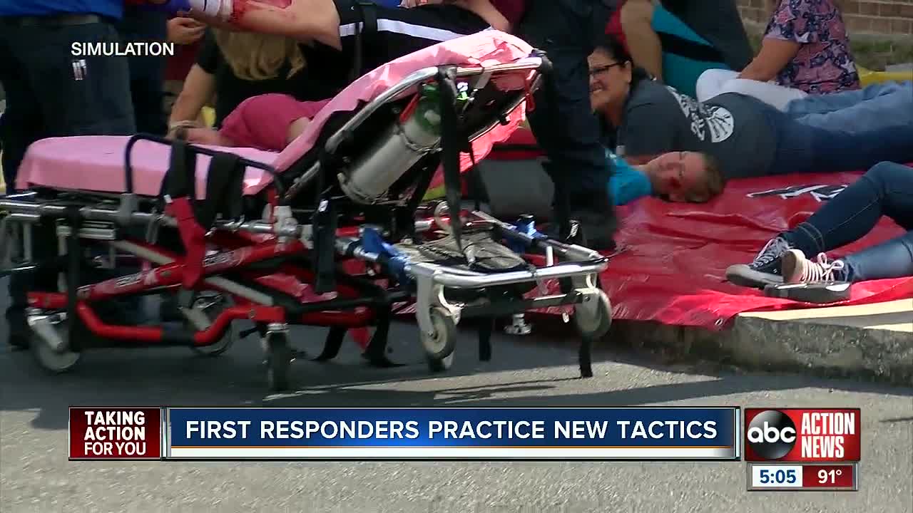 Mass casualty training focuses on saving injured victims