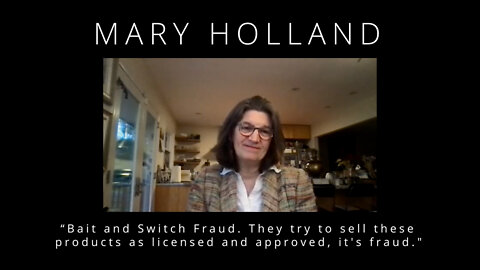 Bait and Switch Fraud. They try to sell these products as licensed and approved, it's fraud