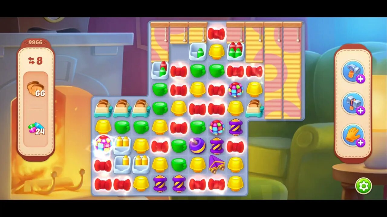 Playrix Homescapes Gameplay Walkthrough Level 9966