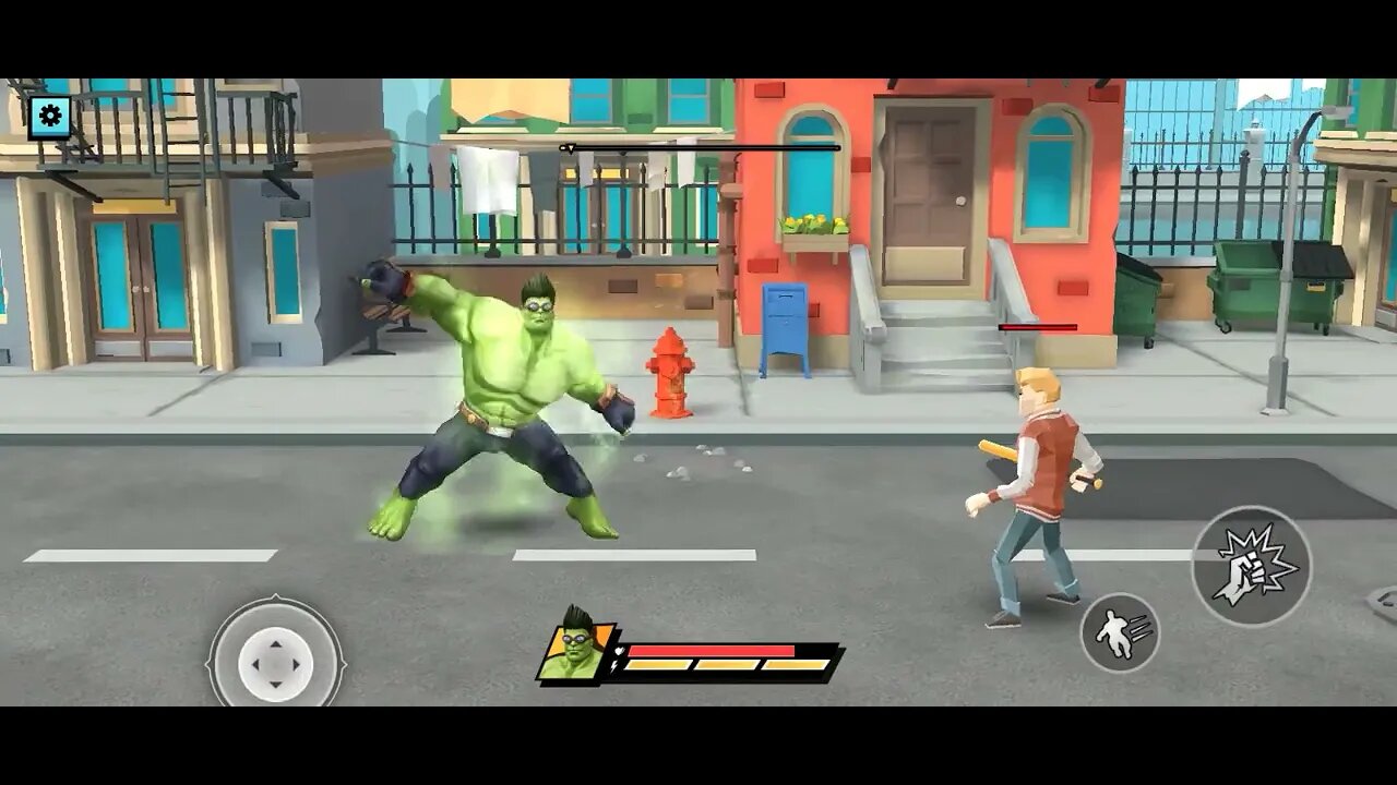 Hulk and spiderman fights