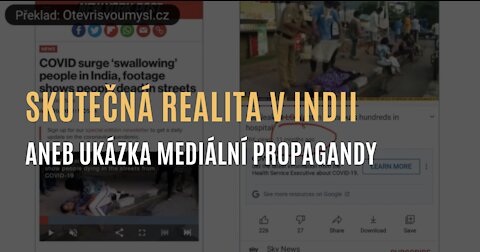 Jak to skutečně vypadá v Indii s covidem podle dat? Aneb ukázka mediální propagandy