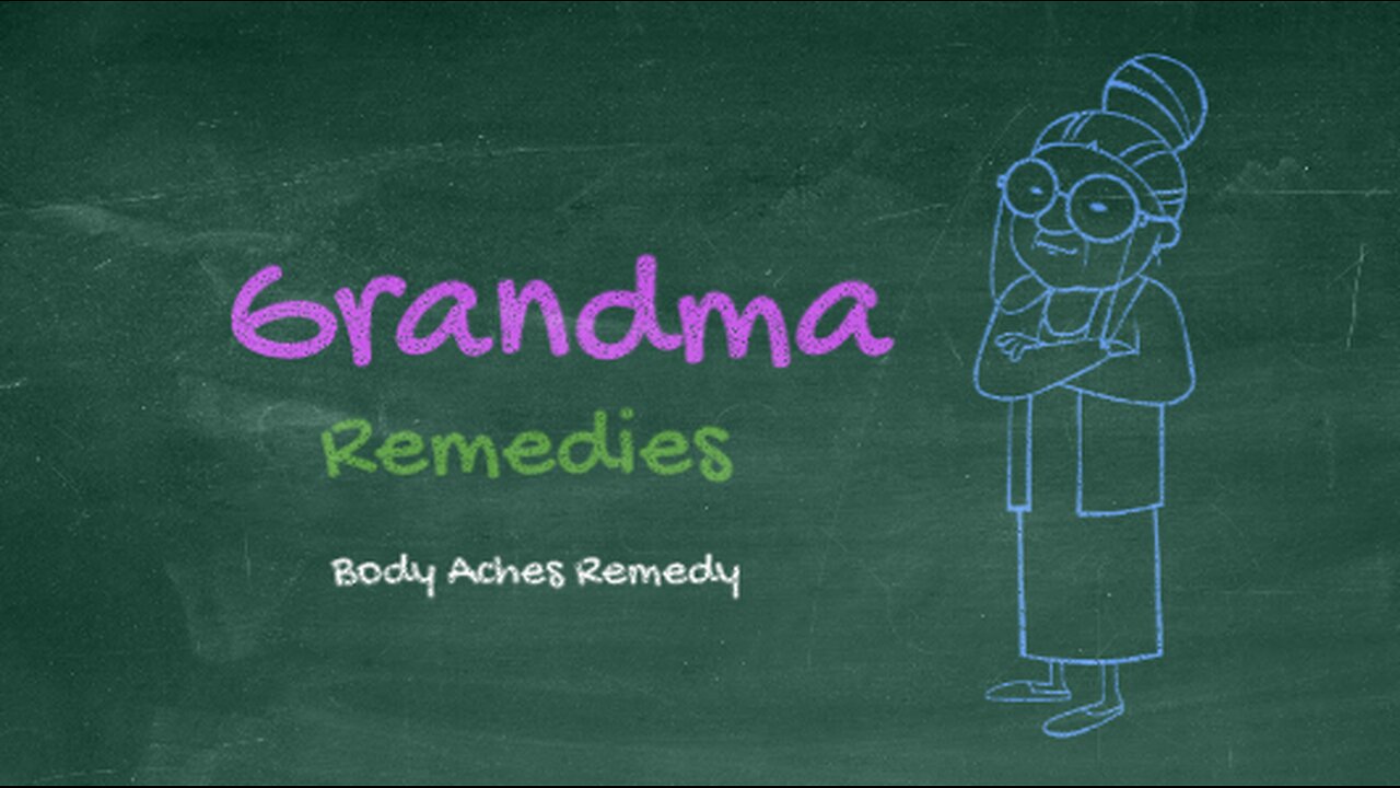 Grandma home remedy for body aches and pain - relief pain fast