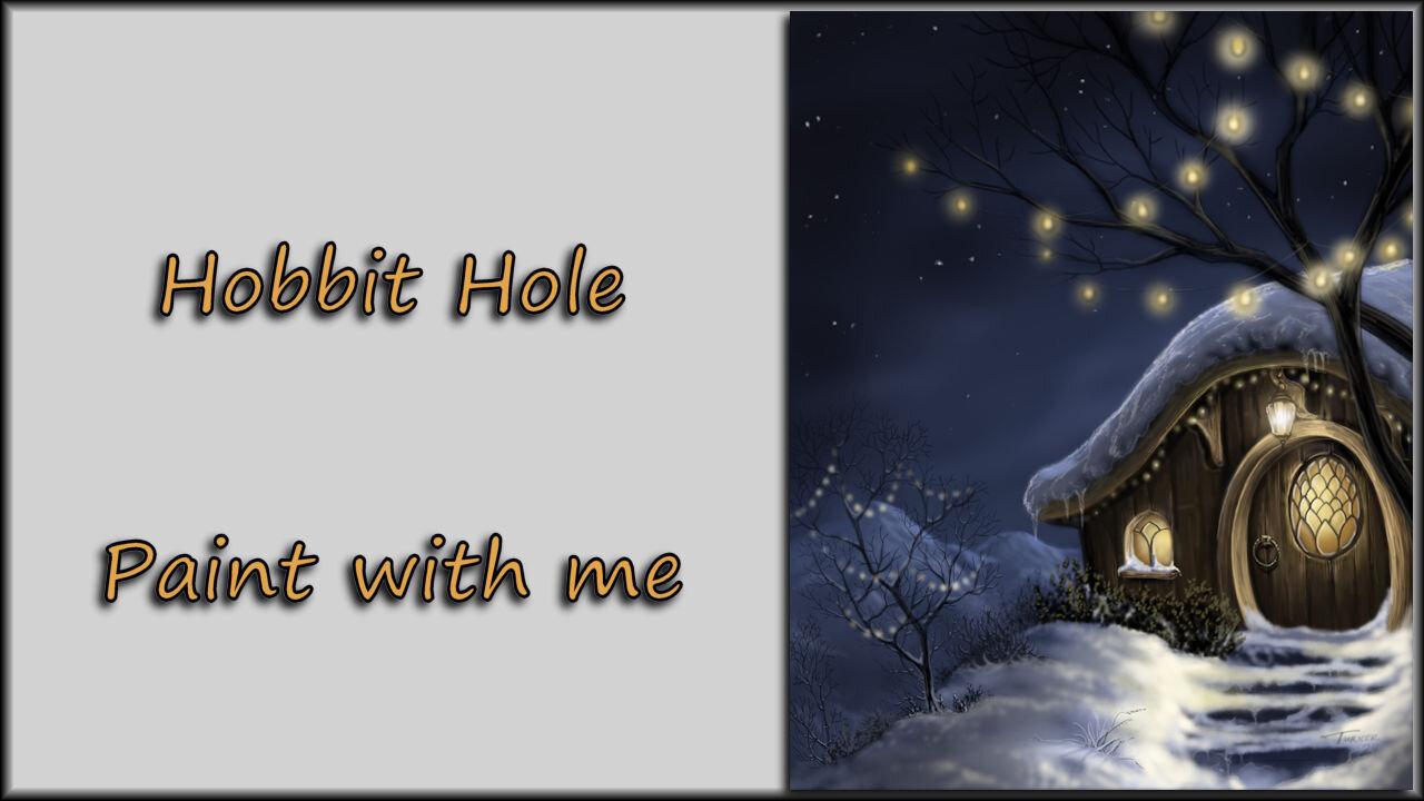 The Hobbit Hole - A paint with me brought to you by Virtually Art