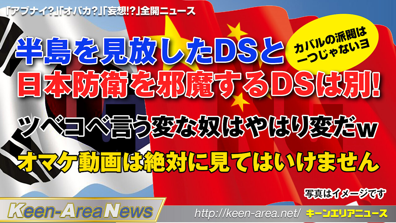 半島を見放したDSと日本防衛を邪魔するDSは別です。 There is a difference between DS abandoning the peninsula and DS interfering with Japan's defense.