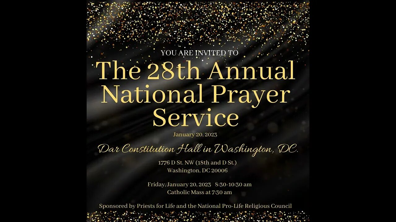 The 28th Annual National Prayer Service