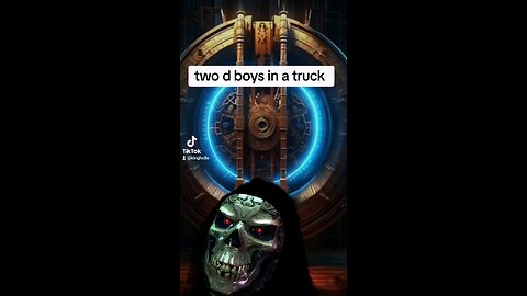 two d boys in a truck