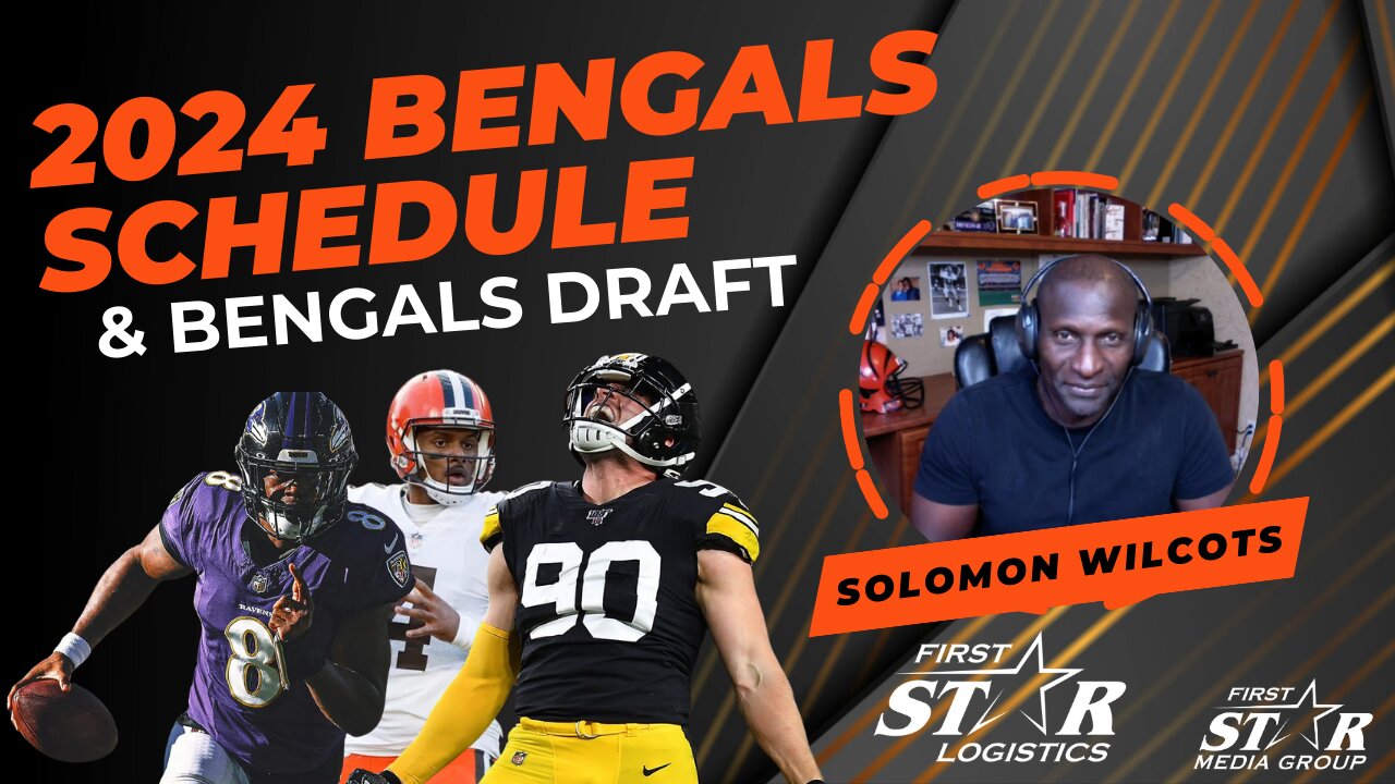 Solomon Wilcots Back In The Trenches with Dave Lapham Talking 2024 Bengals Schedule and Draft