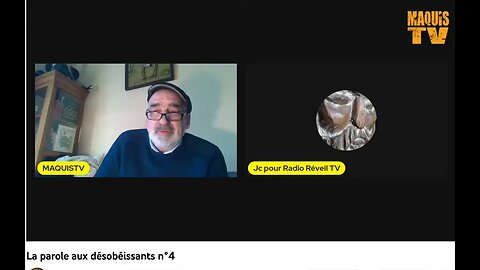 Mon intervention sur Maquis tv