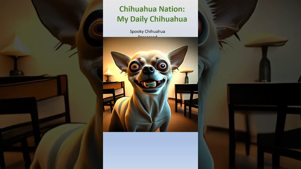 I type "spooky chihuahua" to see what the AI comes up with. Check it out. #shorts