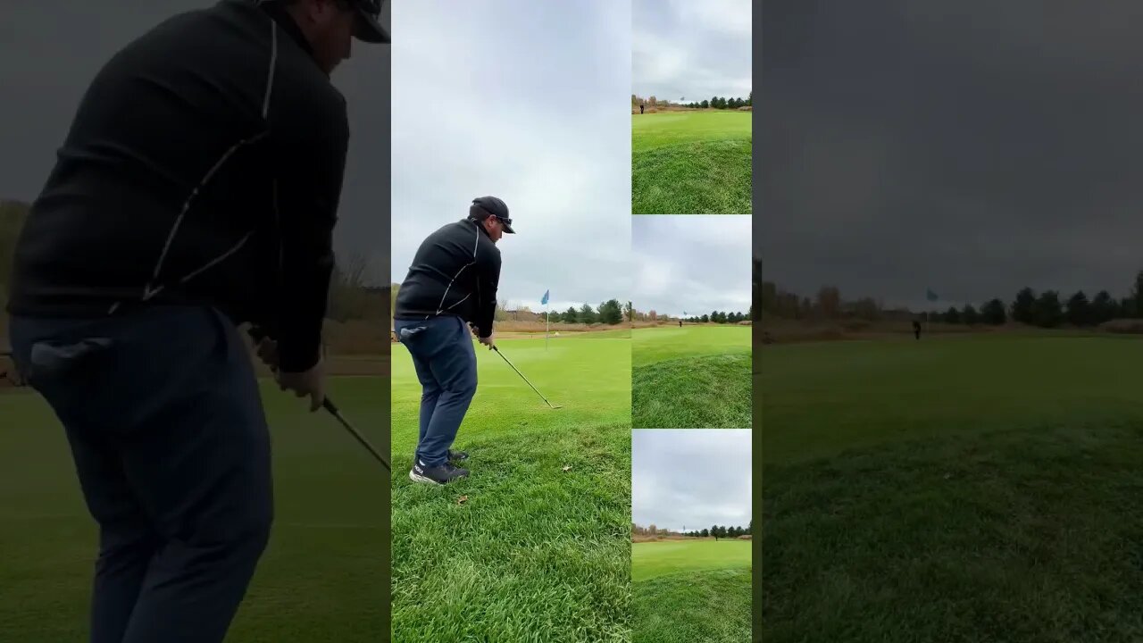 The key to chipping is to have your back pocket out ! #shorts #subscribe #jokes #youtubeshorts #fun
