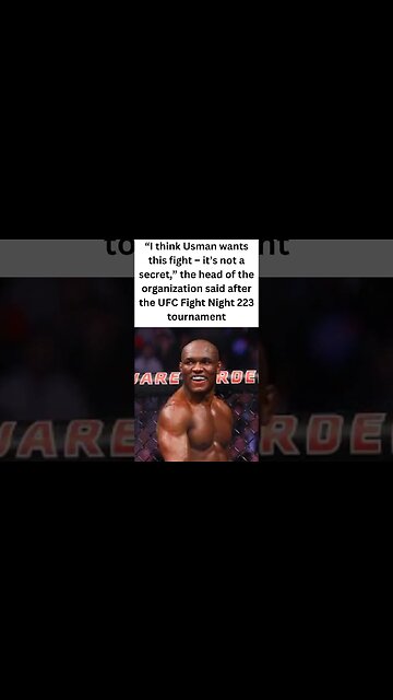 Khamzat Chimaev was requested as an opponent by Kamaru Usman in the UFC office. #short