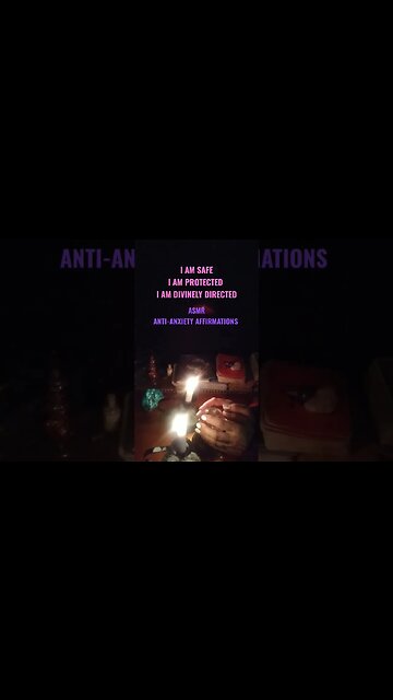 ASMR✨️ ANTI-ANXIETY AFFIRMATIONS✨️IAM SAFE DIVIENLY DIRECTED 🧿#asmrantianxiety #asmraffirmations #