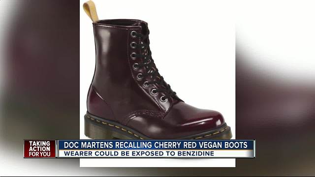 Dr. Martens recalls boots due to chemical exposure