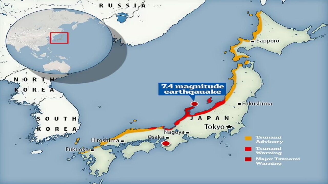 Powerful earthquakes leave trail of destruction and at least 55 dead in Japan