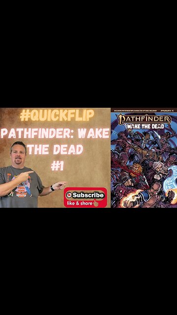 Pathfinder: Wake the Dead #1 Dynamite #QuickFlip Comic Review Fred Van Lente,Eman Casallos #shorts