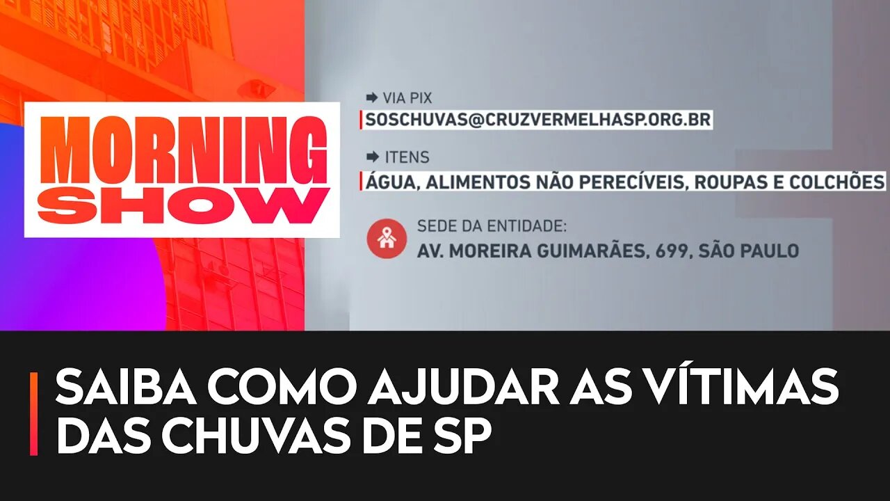 Jovem Pan lança campanha de ajuda para as vítimas das chuvas