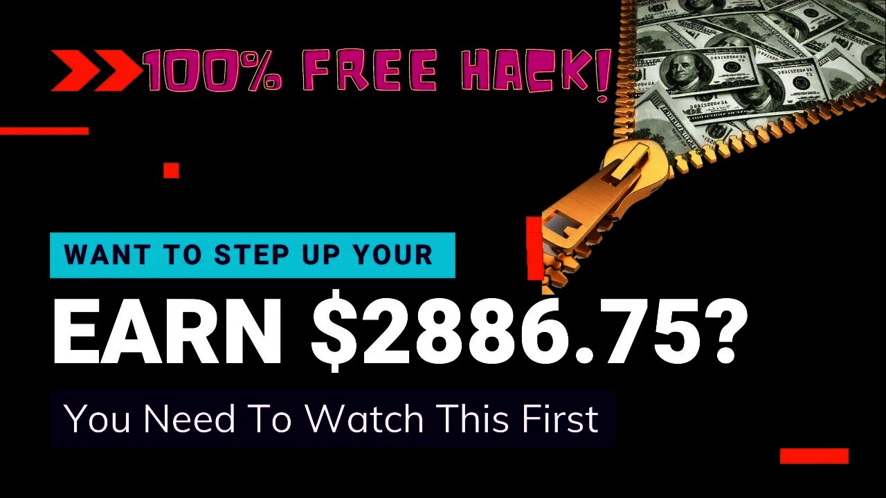 Want To Step Up Your EARN $2886.75 You Need To Watch This First, Affiliate Marketing, FREE