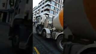 Commuting under the harbour bridge.