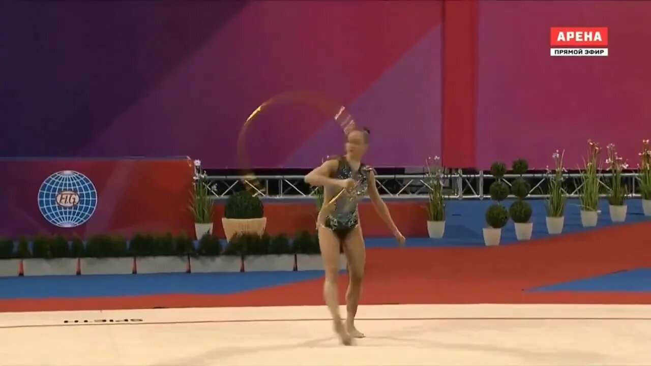 Rhythmic + Gymnastics + World + Cup + Sophia + Station Individual Circle Exercise Final