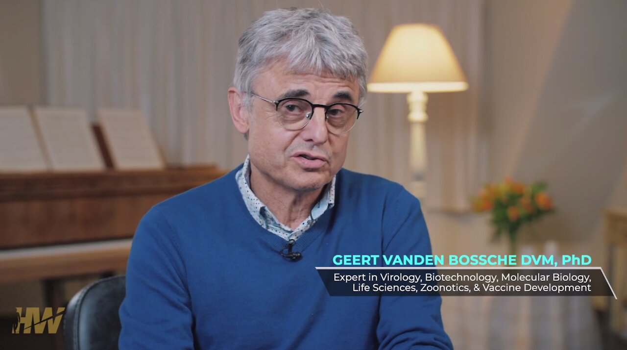 Geert Vanden Bossche, PhD warns of COVID "vaccination" catastrophe