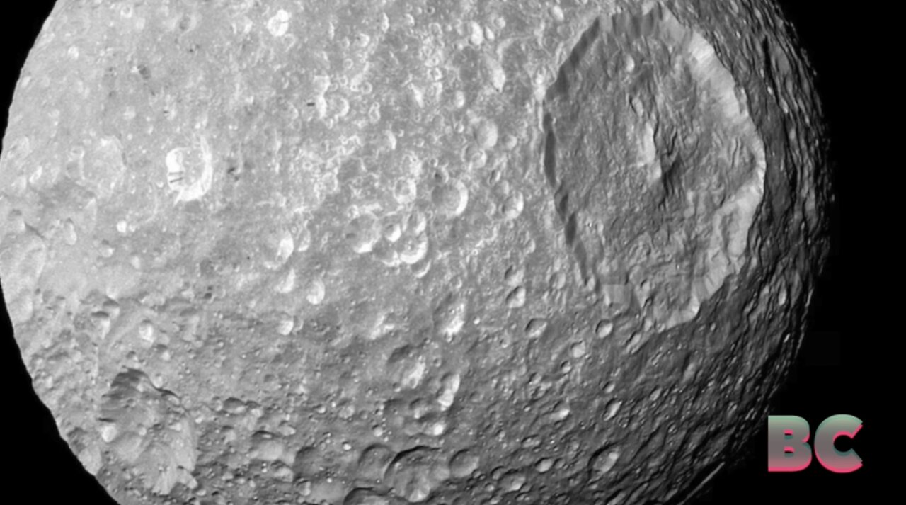 Saturn’s Death Star-looking moon may have vast underground ocean